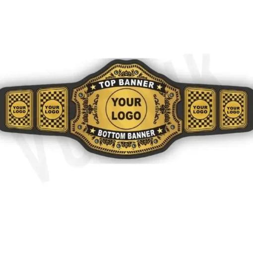 Customisable Wrestling Belt for Award Sports Events