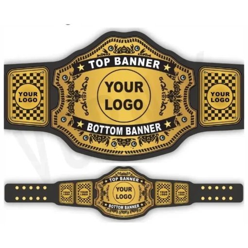 Customisable Wrestling Belt for Award Sports Events