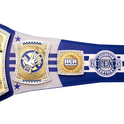 John Cena 2025 Lexington Spinner Championship Replica Belt side plates