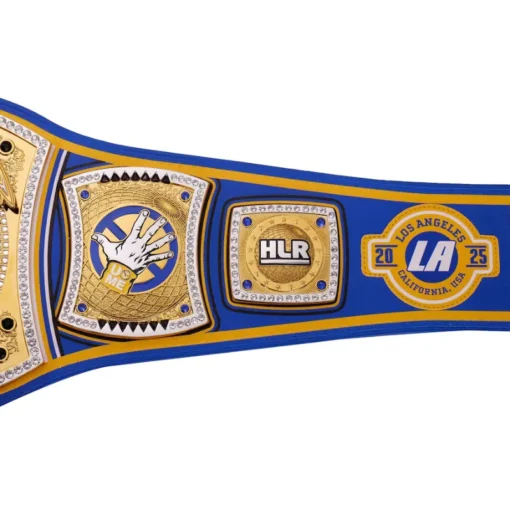 John Cena 2025 Money In The Bank Los Angeles Belt side plates