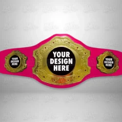 pink strap - Championshipbeltmaker