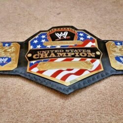 Alternative view of WWE UNITED STATES Brass Championship Title Belt