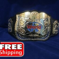 WWF WORLD TAG TEAM DUAL PLATED 24K GOLD Zinc Championship Belt