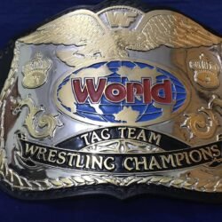 WWF WORLD TAG TEAM DUAL PLATED 24K GOLD Zinc Championship Belt 3 - Championshipbeltmaker