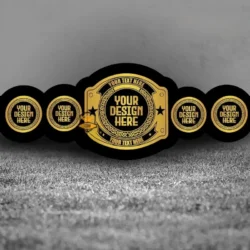 Custom Championship Gold Belt 4MM