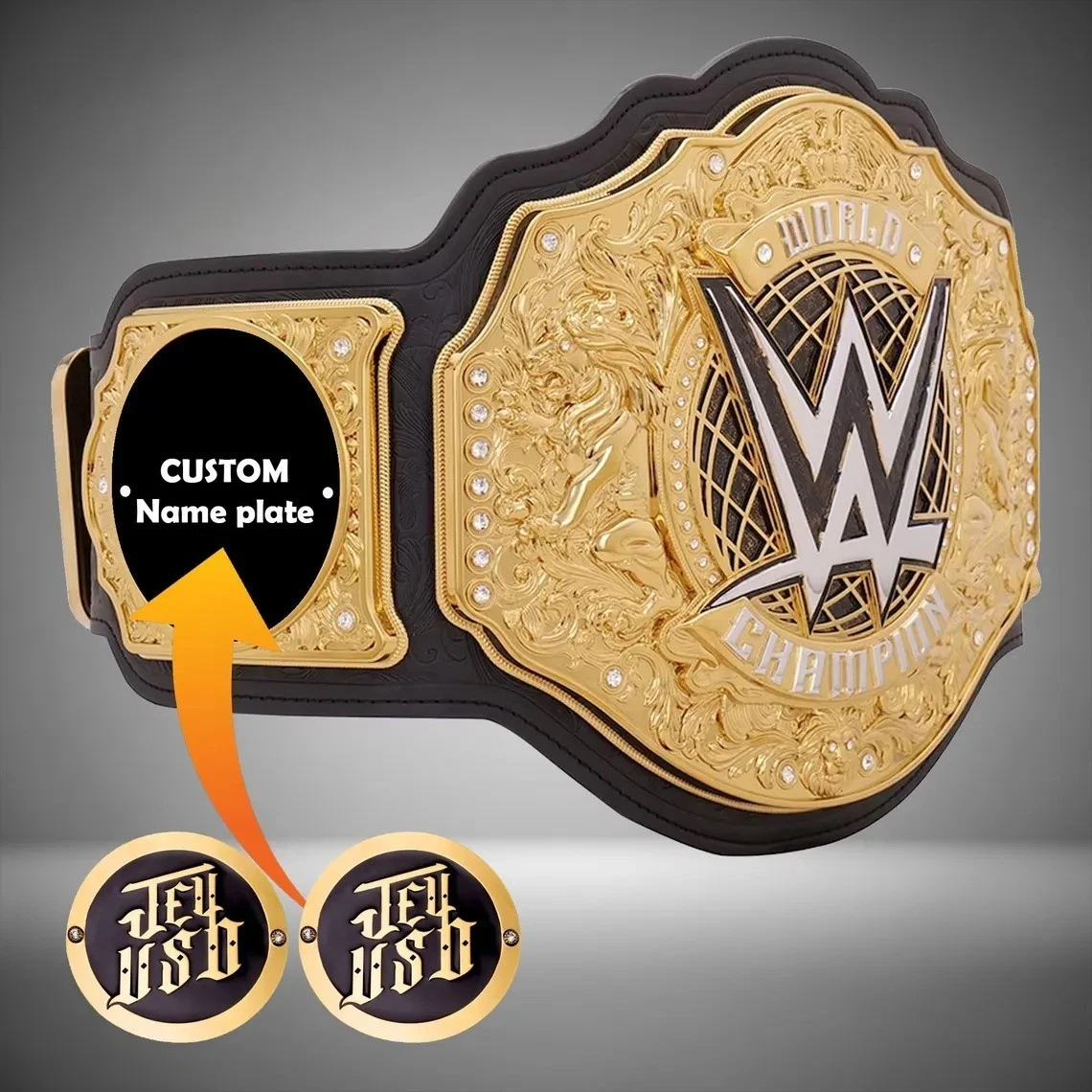 Custom World Heavyweight Championship Replica Belt