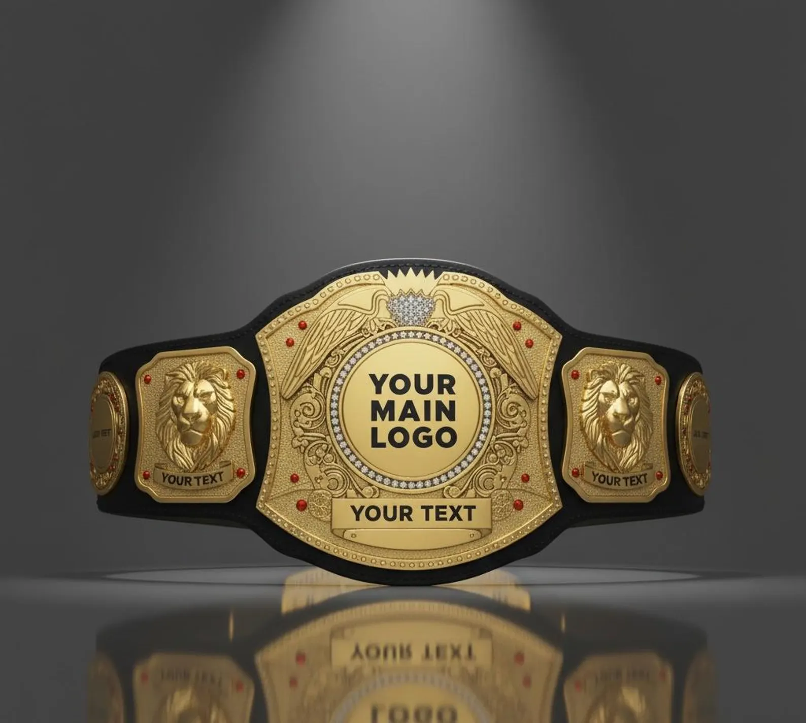 Custom Wrestling Belt- Heavyweight Championship Belt