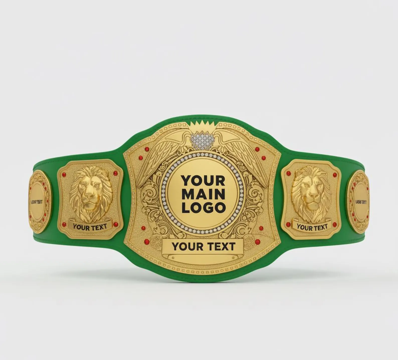 Custom Wrestling Belt - Heavyweight Championship Belt - Image 3