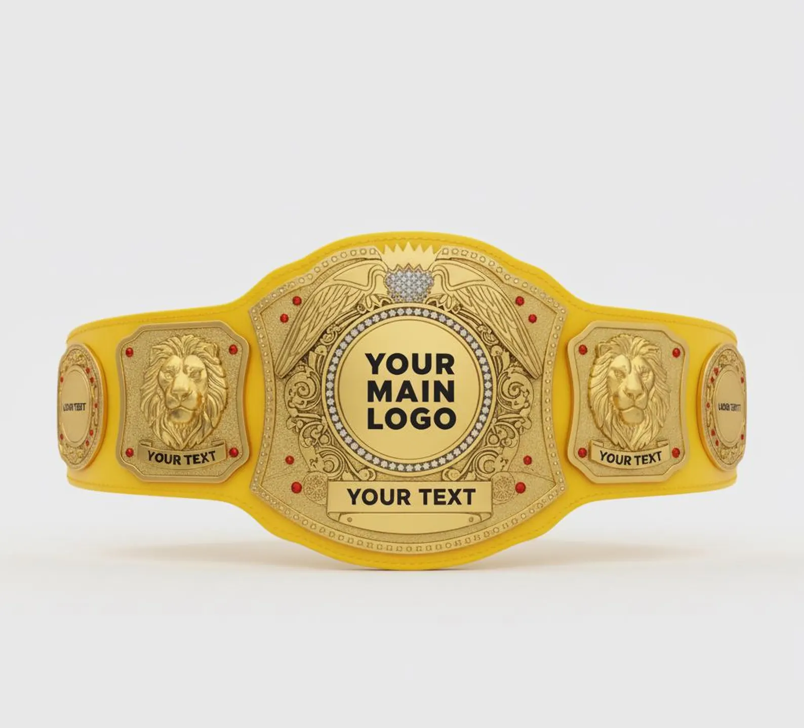 Custom Wrestling Belt - Heavyweight Championship Belt - Image 4