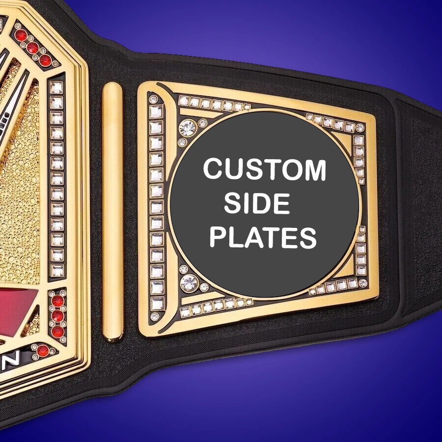 custom Undisputed Championship belt side plate