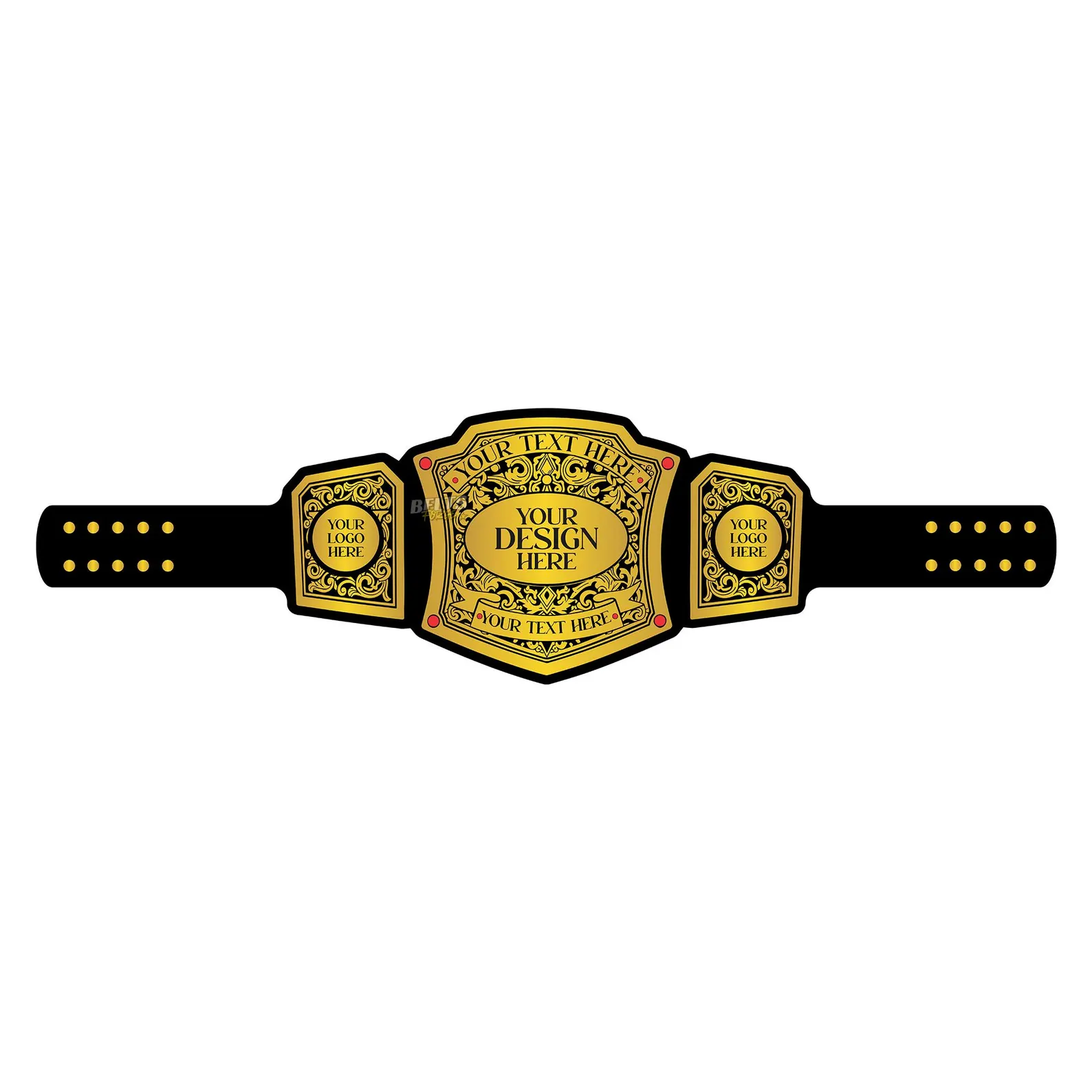 Custom Design Wrestling Championship Belt full