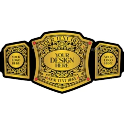 Custom Design Wrestling Championship Belt