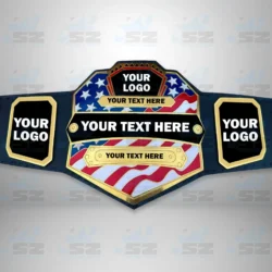 United States Custom Championship Belt center plate
