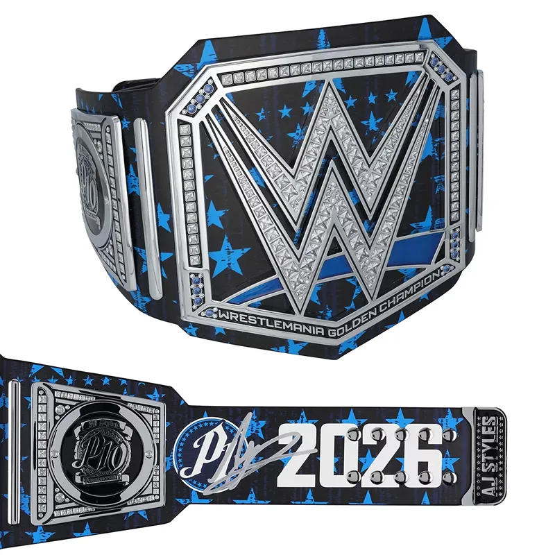 AJ Styles 10th Anniversary WWE Replica Championship Belt