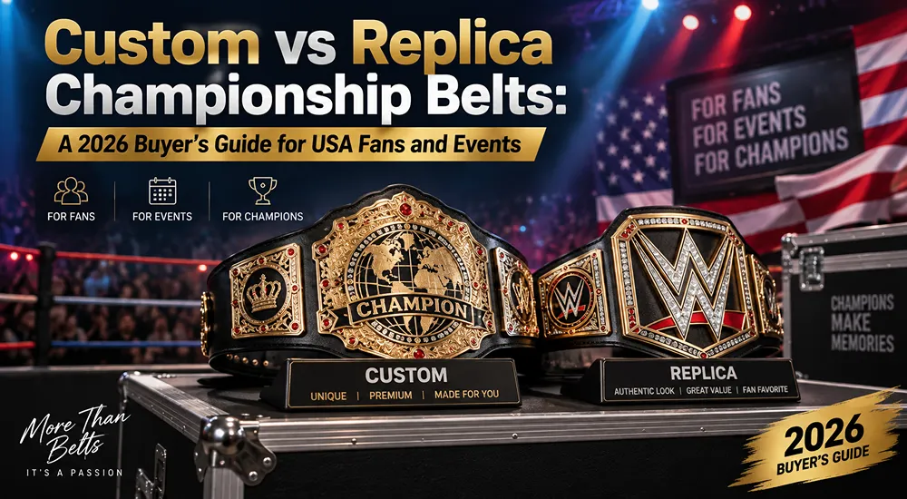 Custom vs Replica Championship Belts