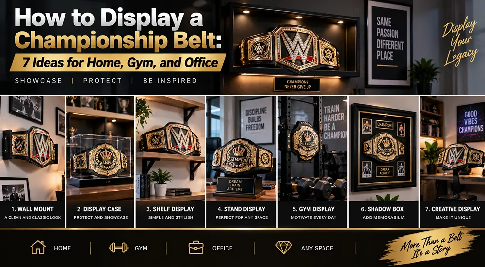 How to Display a Championship Belt