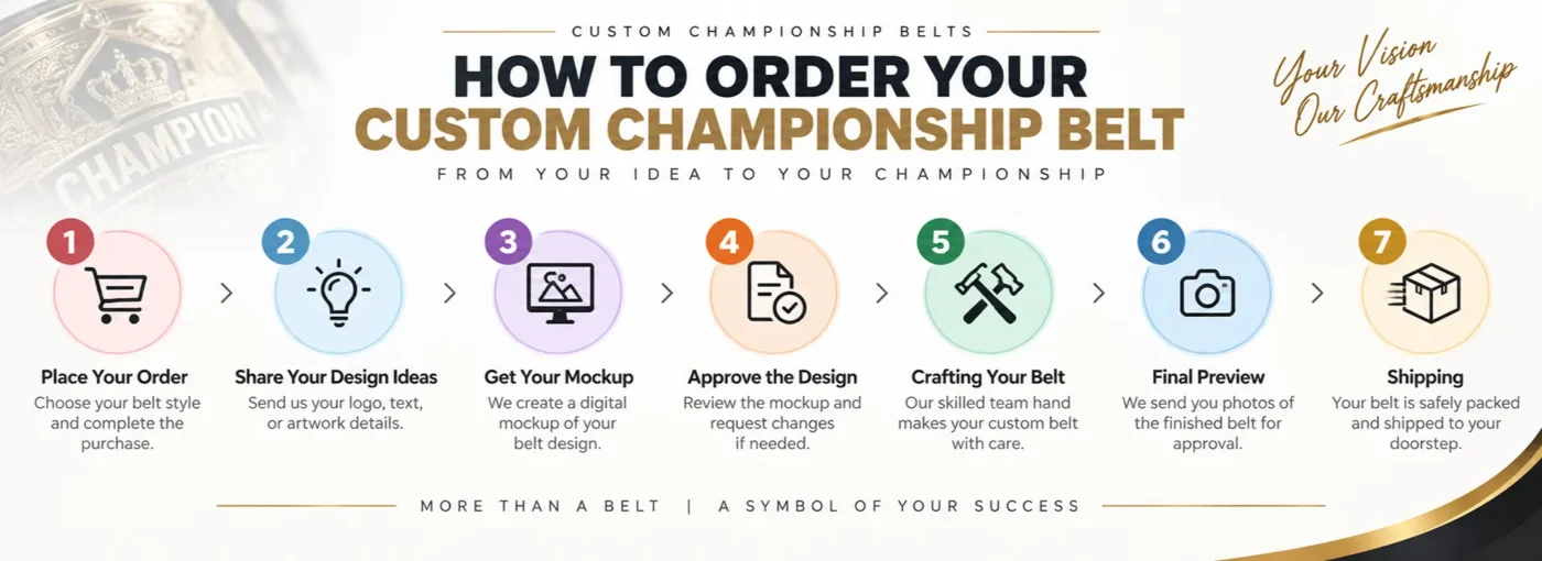 how to order your custom championship belt