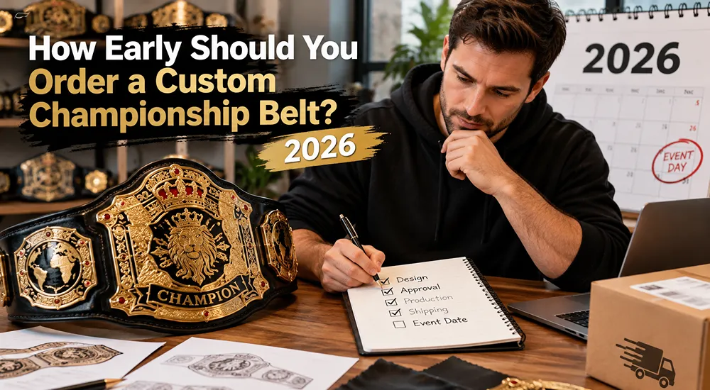 How Early Should You Order a Custom Championship Belt? 2026